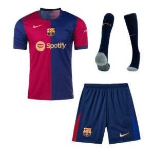Barcelona Home  Soccer Jersey Kit(Jersey+Shorts+Socks) 2024/25 Top Soccer Jerseys Store