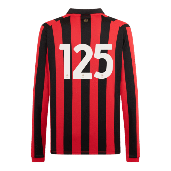 #125 AC Milan 125th Anniversary Long Sleeve  Soccer Jersey 2024/25 Top Soccer Jerseys Store