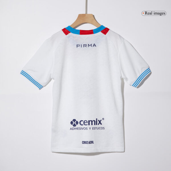 Kid's Cruz Azul Away  Soccer Jersey Kit(Jersey+Shorts) 2024/25 Top Soccer Jerseys Store