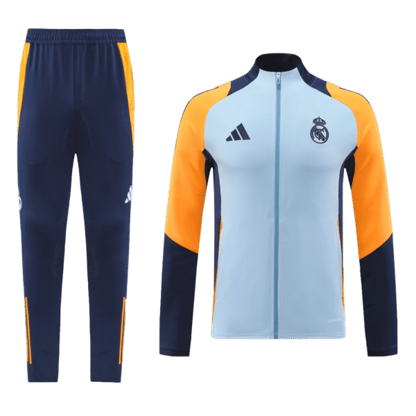 Kid's Real Madrid Training Kit (Jacket+Pants) 2024/25 Top Soccer Jerseys Store