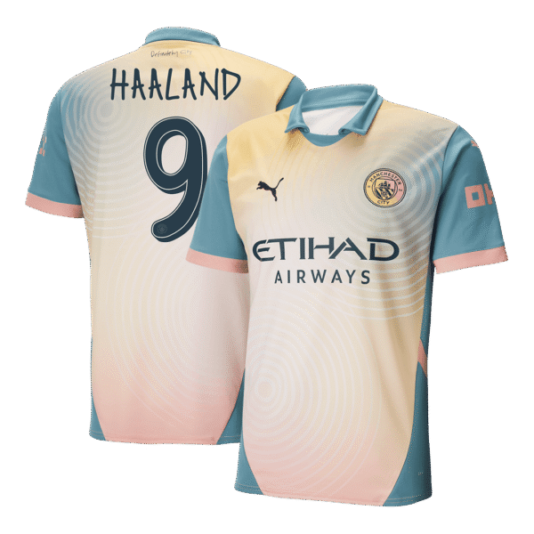 HAALAND #9 Manchester City Fourth Away  Soccer Jersey 2024/25 - Definitely City Top Soccer Jerseys Store