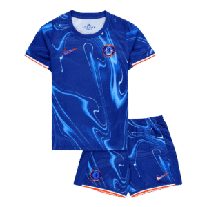 Kid's Chelsea Home  Soccer Jersey Kit(Jersey+Shorts) 2024/25 Top Soccer Jerseys Store