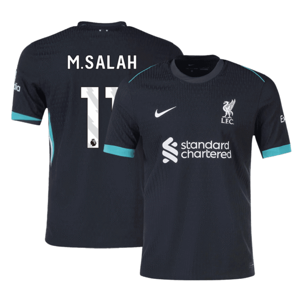 Player Version M.SALAH #11 Liverpool Away  Soccer Jersey 2024/25 Top Soccer Jerseys Store