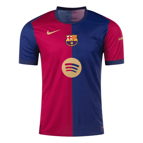 Barcelona Home  Soccer Jersey 2024/25-Spotify Logo Without Text Top Soccer Jerseys Store