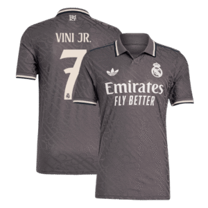 Player Version VINI JR. #7 Real Madrid Third Away  Soccer Jersey 2024/25 Top Soccer Jerseys Store