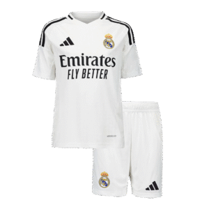 Kid's Real Madrid Home Soccer Jersey Kit(Jersey+Shorts) 2024/25 Top Soccer Jerseys Store