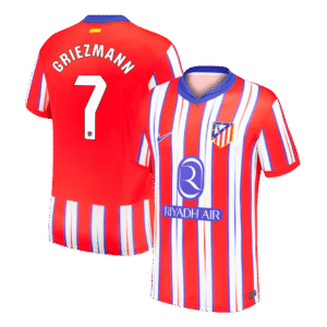 GRIEZMANN #7 Atletico Madrid Home  Soccer Jersey 2024/25 Top Soccer Jerseys Store
