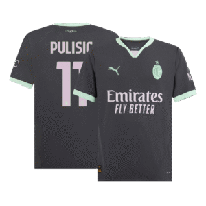 PULISIC #11 AC Milan Third Away  Soccer Jersey 2024/25 Top Soccer Jerseys Store