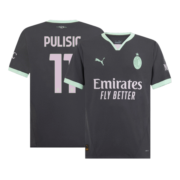 PULISIC #11 AC Milan Third Away  Soccer Jersey 2024/25 Top Soccer Jerseys Store