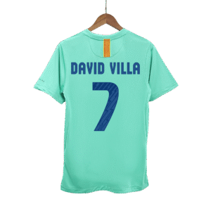 Retro DAVID VILLA #7 2010/11 Barcelona Away  Soccer Jersey Top Soccer Jerseys Store
