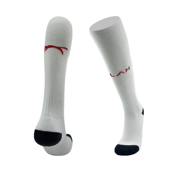Kid's AC Milan Home Soccer Socks 2024/25 Top Soccer Jerseys Store