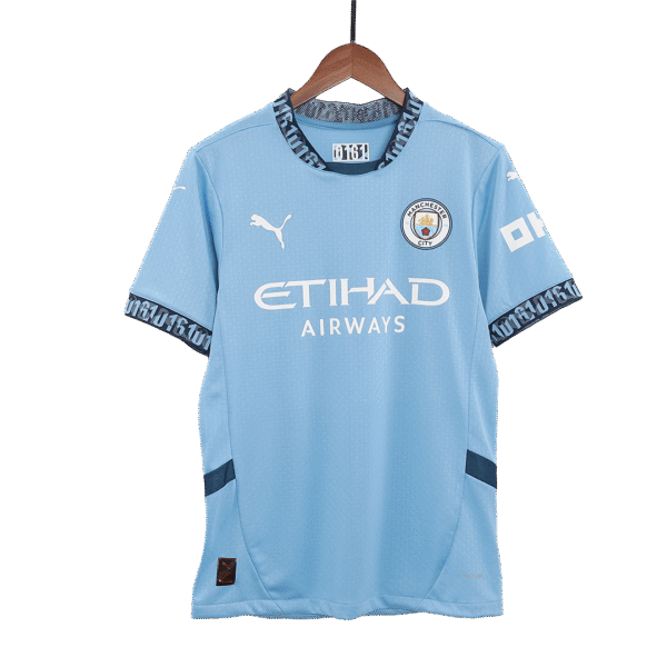 Player Version Manchester City Home  Soccer Jersey 2024/25 Top Soccer Jerseys Store