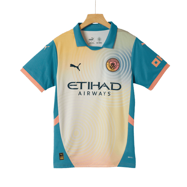 Manchester City Fourth Away  Soccer Jersey Kit(Jersey+Shorts) 2024/25 - Definitely City Top Soccer Jerseys Store