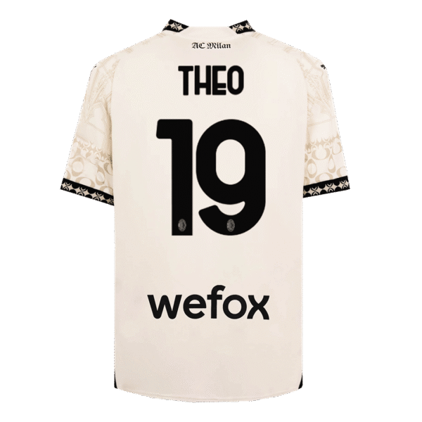 THEO #19 AC Milan X Pleasures Fourth Away  Soccer Jersey 2023/24 Top Soccer Jerseys Store