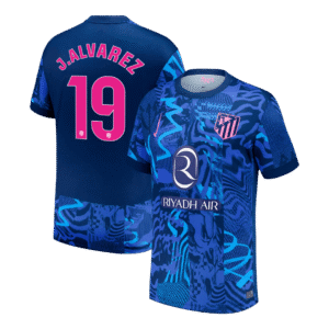 J.ALVAREZ #19 Atletico Madrid Third Away  Soccer Jersey 2024/25 Top Soccer Jerseys Store