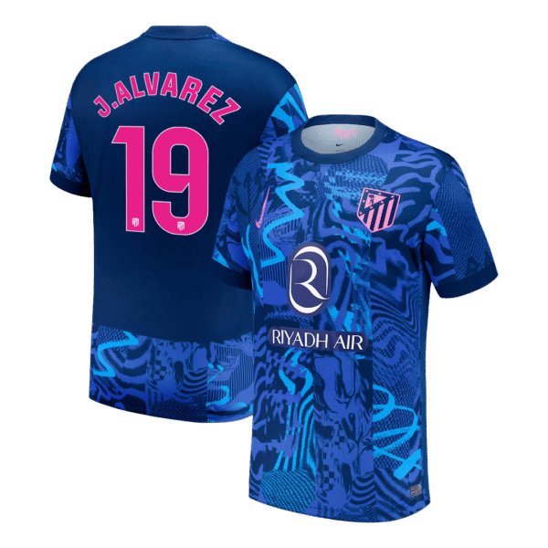 J.ALVAREZ #19 Atletico Madrid Third Away  Soccer Jersey 2024/25 Top Soccer Jerseys Store