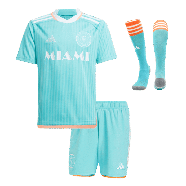 Kid's Inter Miami CF Third Away  Soccer Jersey Kit(Jersey+Shorts+Socks) 2024 Top Soccer Jerseys Store