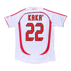 Retro KAKA' #22 2006/07 AC Milan Away  Soccer Jersey - UCL Top Soccer Jerseys Store