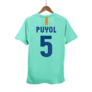 Retro PUYOL #5 2010/11 Barcelona Away  Soccer Jersey Top Soccer Jerseys Store