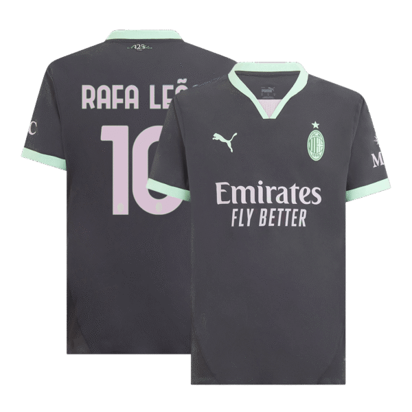 Player Version Rafael Leão #10 AC Milan Third Away  Soccer Jersey 2024/25 Top Soccer Jerseys Store