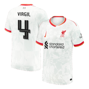 VIRGIL #4 Liverpool Third Away  Soccer Jersey 2024/25 - UCL Top Soccer Jerseys Store