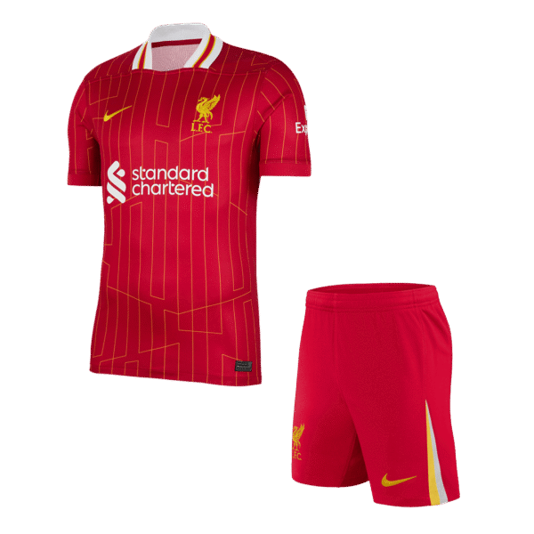 Liverpool Home  Soccer Jersey Kit(Jersey+Shorts) 2024/25 Top Soccer Jerseys Store