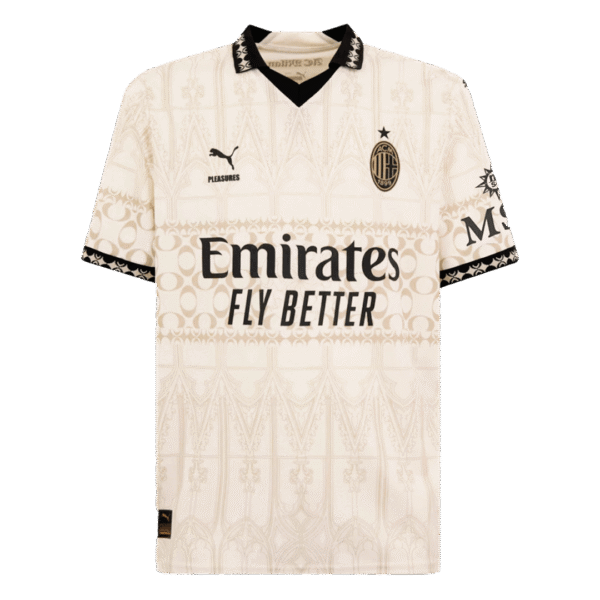 AC Milan X Pleasures Fouth Away  Soccer Jersey 2023/24 Top Soccer Jerseys Store