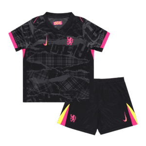 Kid's Chelsea Third Away  Soccer Jersey Kit(Jersey+Shorts) 2024/25 Top Soccer Jerseys Store