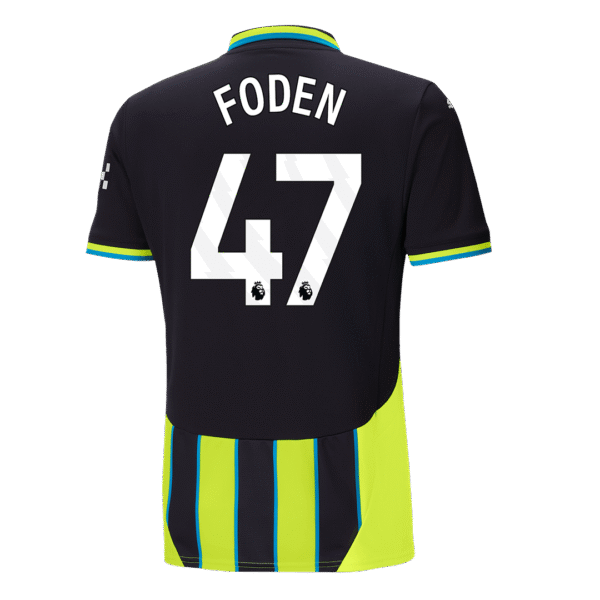 FODEN #47 Manchester City Away  Soccer Jersey 2024/25 Top Soccer Jerseys Store