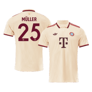 MÜLLER #25 Bayern Munich Third Away  Soccer Jersey 2024/25 - UCL Top Soccer Jerseys Store