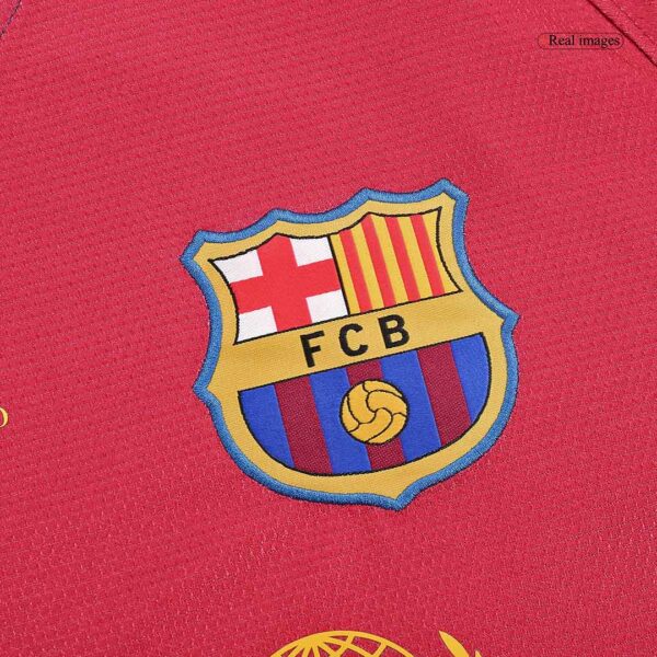 Retro A.INIESTA #8 2008/09 Barcelona Home Long Sleeve  Soccer Jersey- UCL Final Top Soccer Jerseys Store