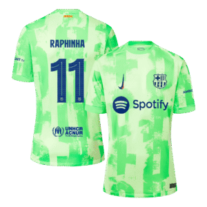 RAPHINHA #11 Barcelona Third Away  Soccer Jersey 2024/25 - UCL Top Soccer Jerseys Store