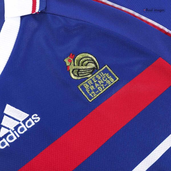 Retro HENRY #12 1998 France Home  Soccer Jersey Top Soccer Jerseys Store