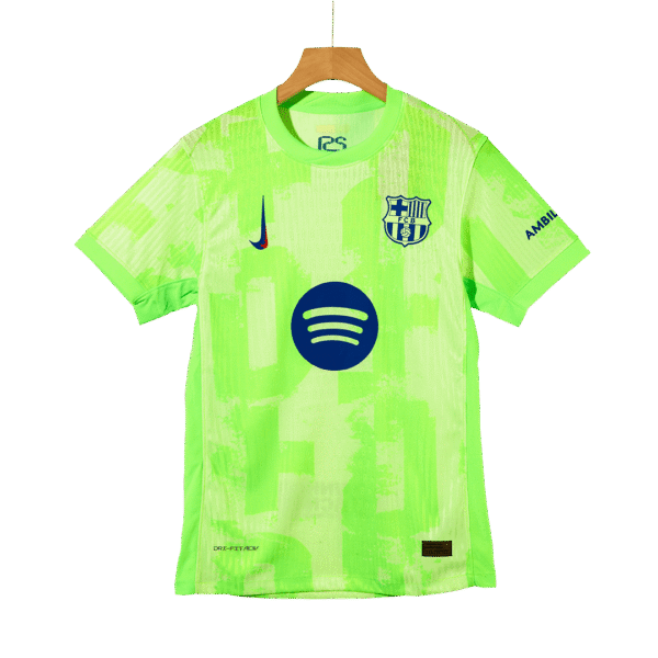 Player Version Barcelona Third Away  Soccer Jersey 2024/25-?Spotify Logo Without Text? Top Soccer Jerseys Store