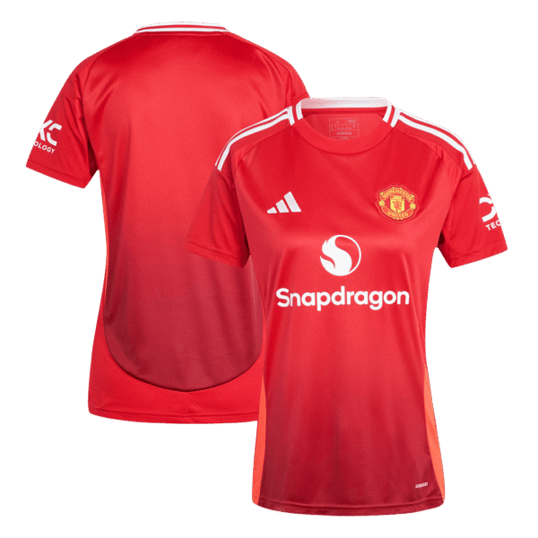 Women's Manchester United Home  Soccer Jersey 2024/25 Top Soccer Jerseys Store