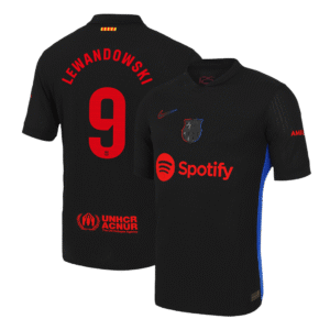 Player Version LEWANDOWSKI #9 Barcelona Away  Soccer Jersey 2024/25 Top Soccer Jerseys Store