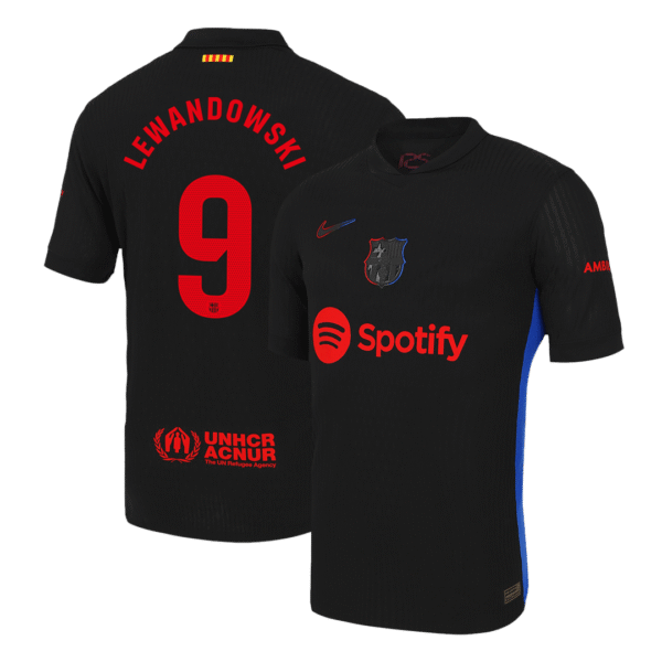 Player Version LEWANDOWSKI #9 Barcelona Away  Soccer Jersey 2024/25 Top Soccer Jerseys Store