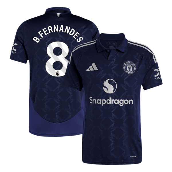 B.FERNANDES #8 Manchester United Away  Soccer Jersey 2024/25 Top Soccer Jerseys Store