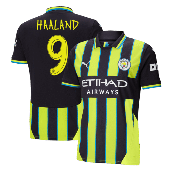HAALAND #9 Manchester City Away  Soccer Jersey 2024/25 - UCL Top Soccer Jerseys Store