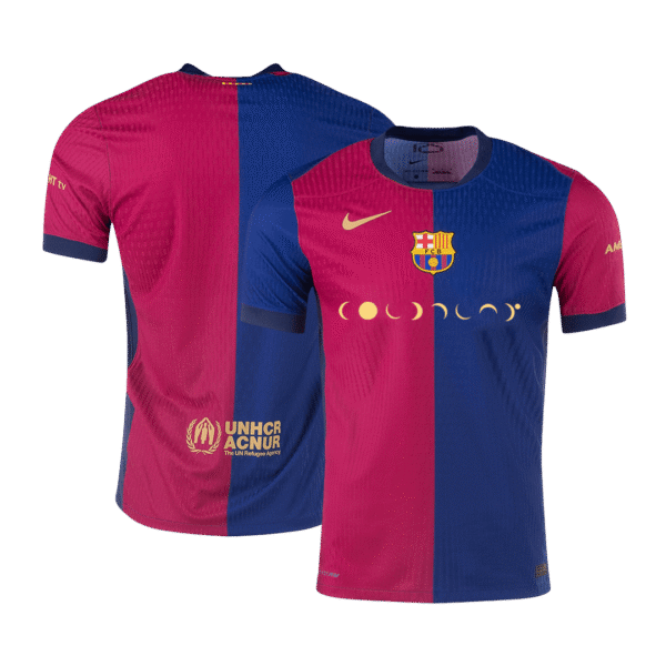 Player Version Barcelona Home  Soccer Jersey 2024/25 - COLDPLAY Top Soccer Jerseys Store