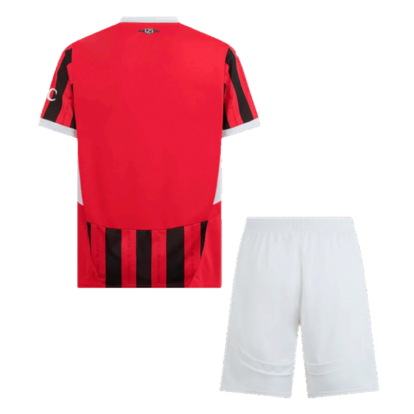 AC Milan Home  Soccer Jersey Kit(Jersey+Shorts) 2024/25 Top Soccer Jerseys Store