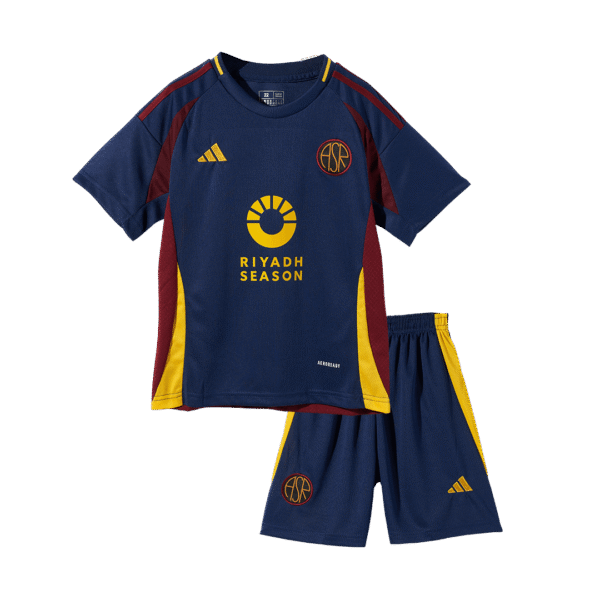 Kid's Roma Third Away  Soccer Jersey Kit(Jersey+Shorts) 2024/25 Top Soccer Jerseys Store