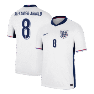 ALEXANDER-ARNOLD #8 England Home  Soccer Jersey Euro 2024 Top Soccer Jerseys Store