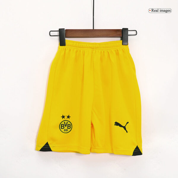 Kid's Borussia Dortmund Away  Soccer Jersey Kit(Jersey+Shorts) 2023/24 Top Soccer Jerseys Store