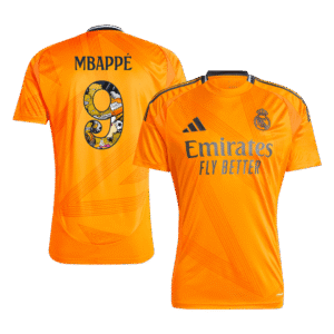 MBAPP? #9 Real Madrid Away  Soccer Jersey 2024/25 - Bear Champ Font Top Soccer Jerseys Store