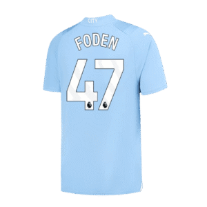 FODEN #47 Manchester City Home  Soccer Jersey 2023/24 Top Soccer Jerseys Store