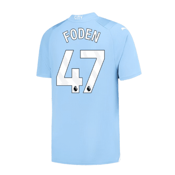 FODEN #47 Manchester City Home  Soccer Jersey 2023/24 Top Soccer Jerseys Store