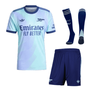Arsenal Third Away  Soccer Jersey Kit(Jersey+Shorts+Socks) 2024/25 Top Soccer Jerseys Store