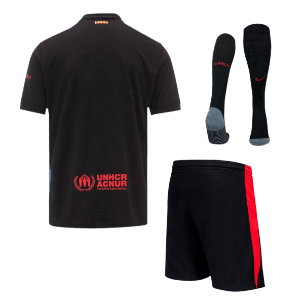 Barcelona Away  Soccer Jersey Kit(Jersey+Shorts+Socks) 2024/25- Spotify Logo Without Text Top Soccer Jerseys Store