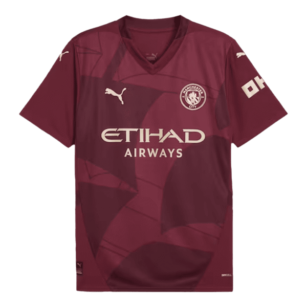 DE BRUYNE #17 Manchester City Third Away  Soccer Jersey 2024/25 Top Soccer Jerseys Store